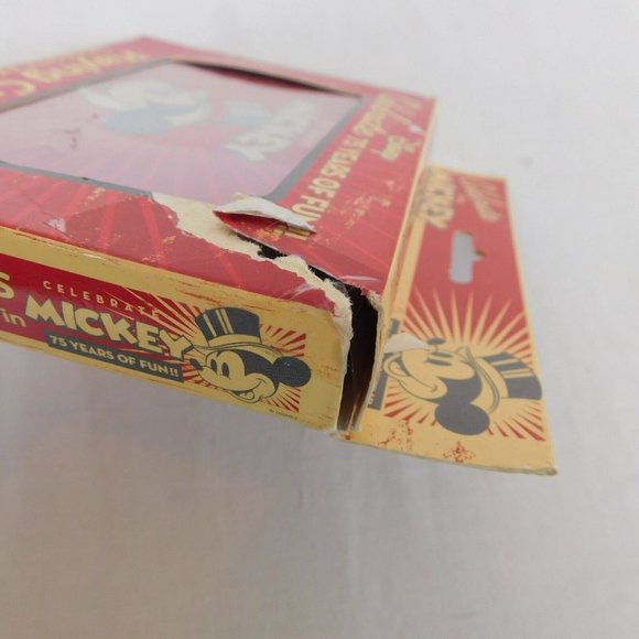 Disney 75 Years of Mickey Mouse Collectible Tin 2 packs Playing Cards Unopened - Picture 7 of 10